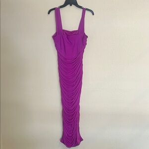SHEIN Vibrant Purple Maxi Dress